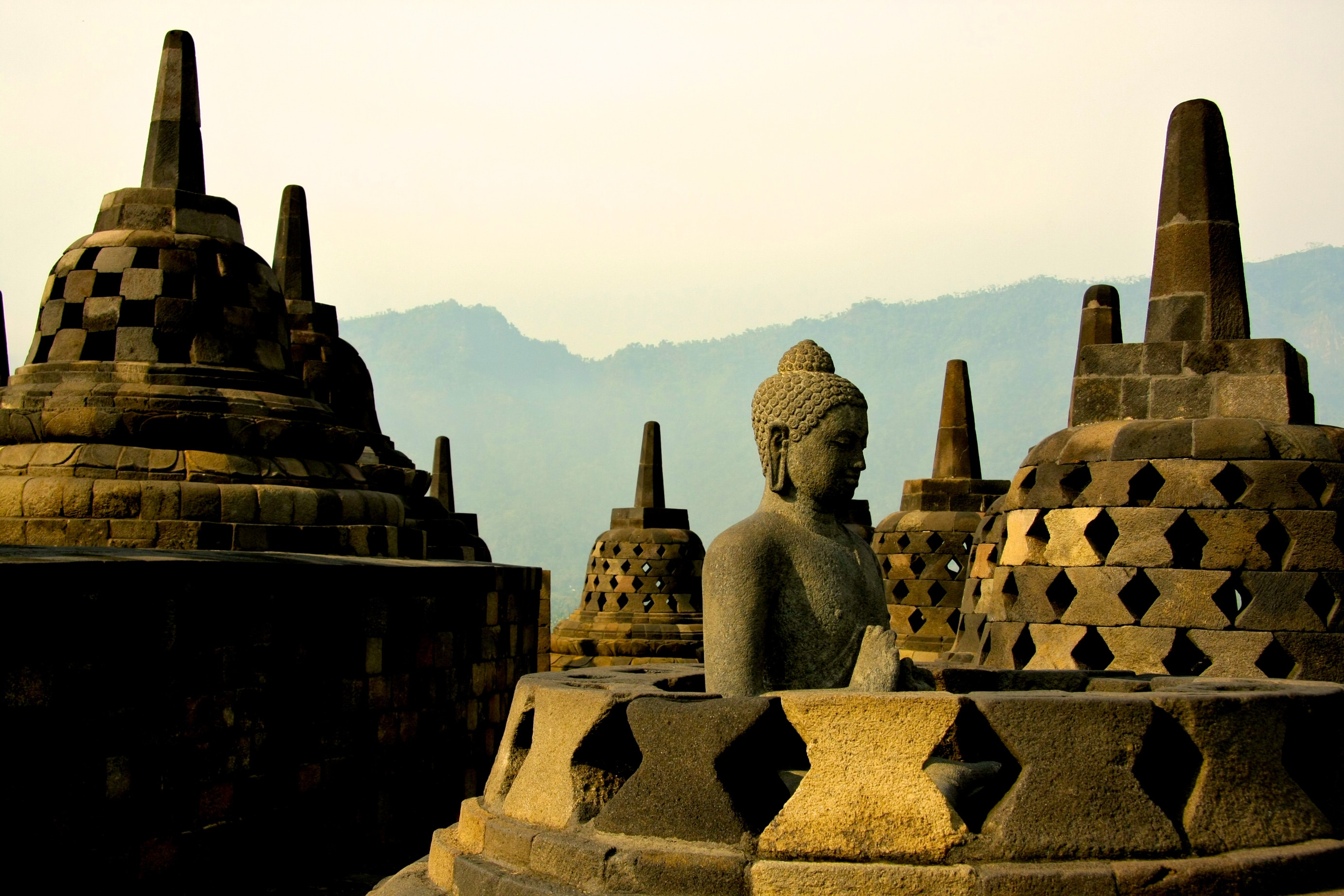 Salah satu sudut Candi Borobudur