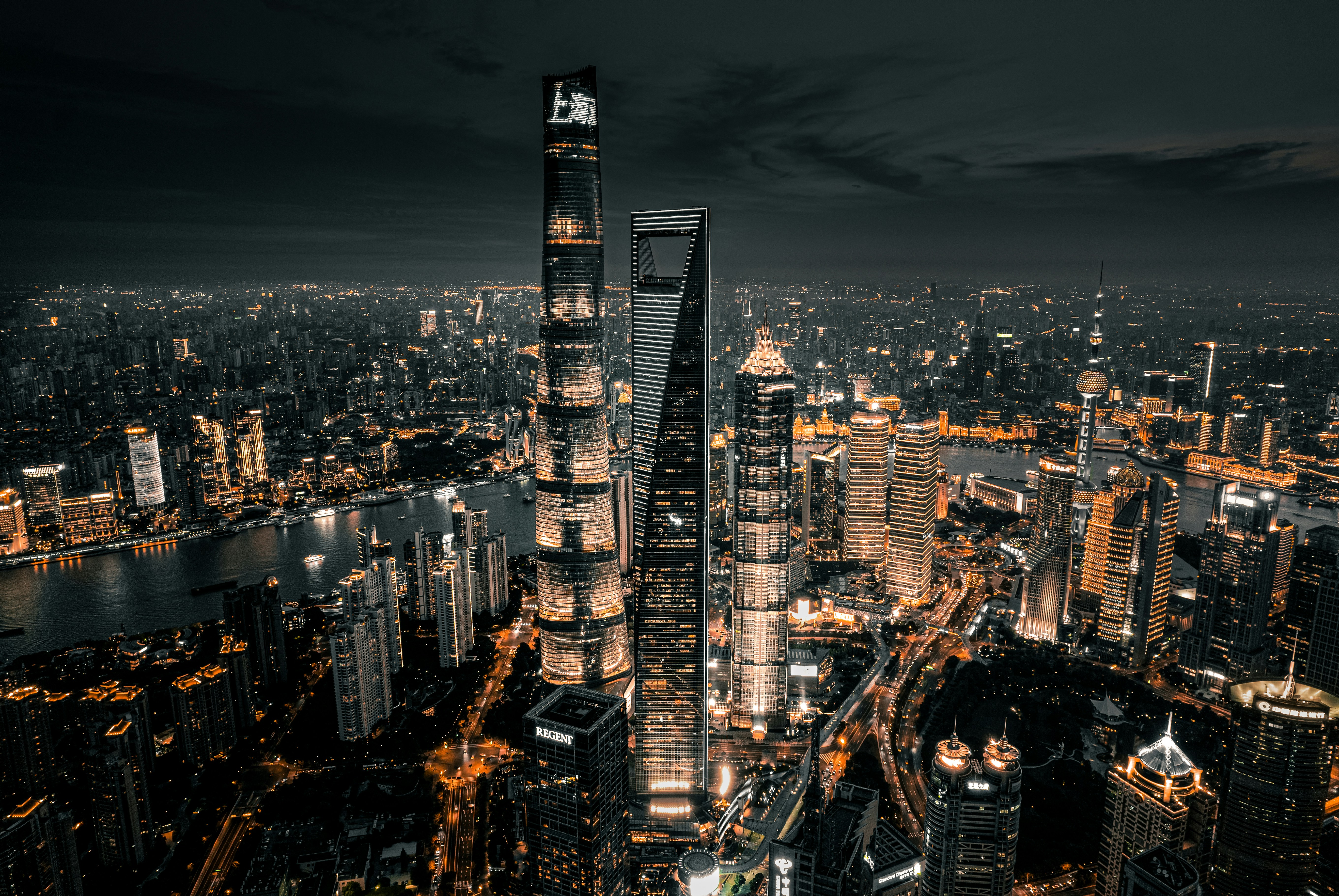Shanghai dan keindahannya jika dilihat dari pemandangan di atas