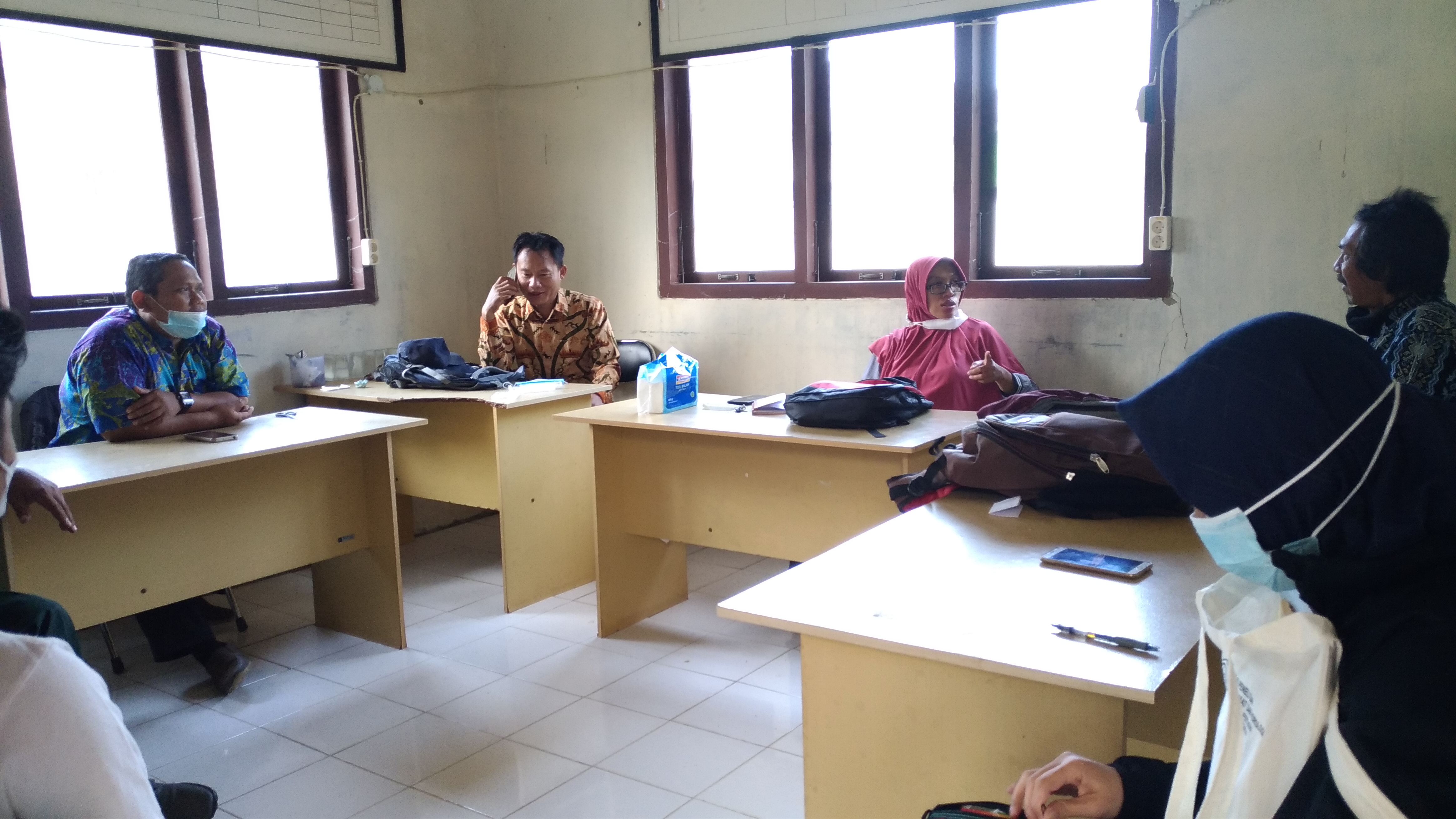 Diskusi bersama kelompok tani di Pringsewwu, Lampung