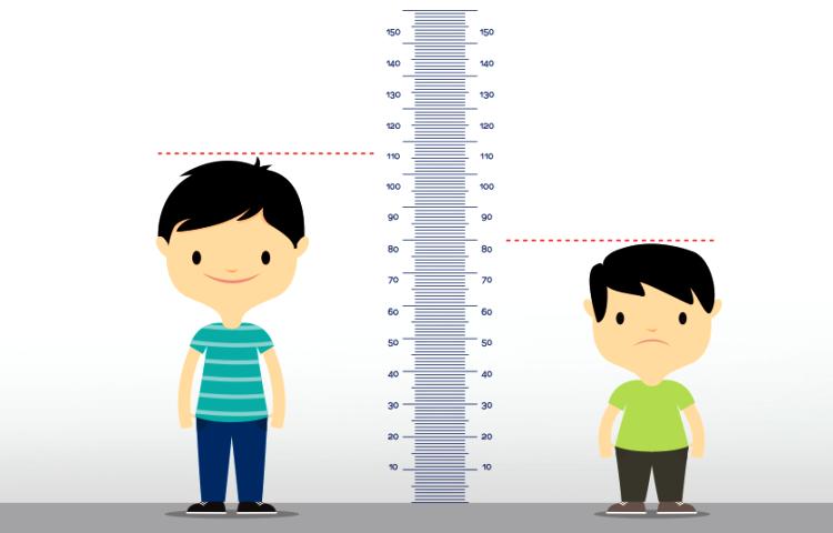Perbedaan Tinggi Badan Anak Normal dan Stunting